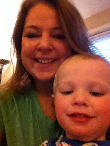 Mommy and Owen, Christmas 2012