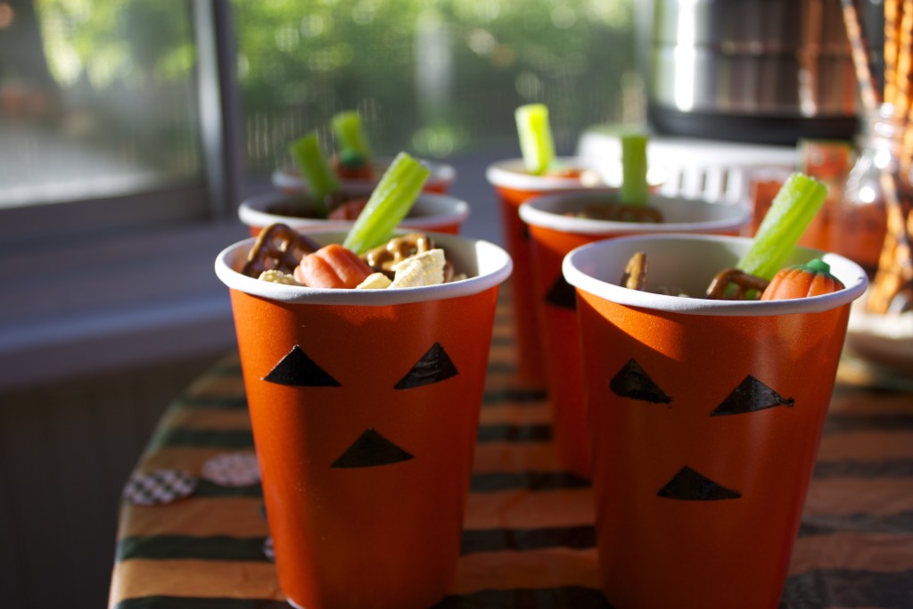 pumpkin snack cups