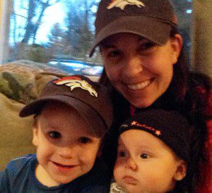Fellow contributor Julie and her boys are pumped to see the Broncos in the Super Bowl!