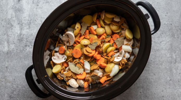 A meal in a crock pot.