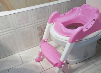 A little pink potty.