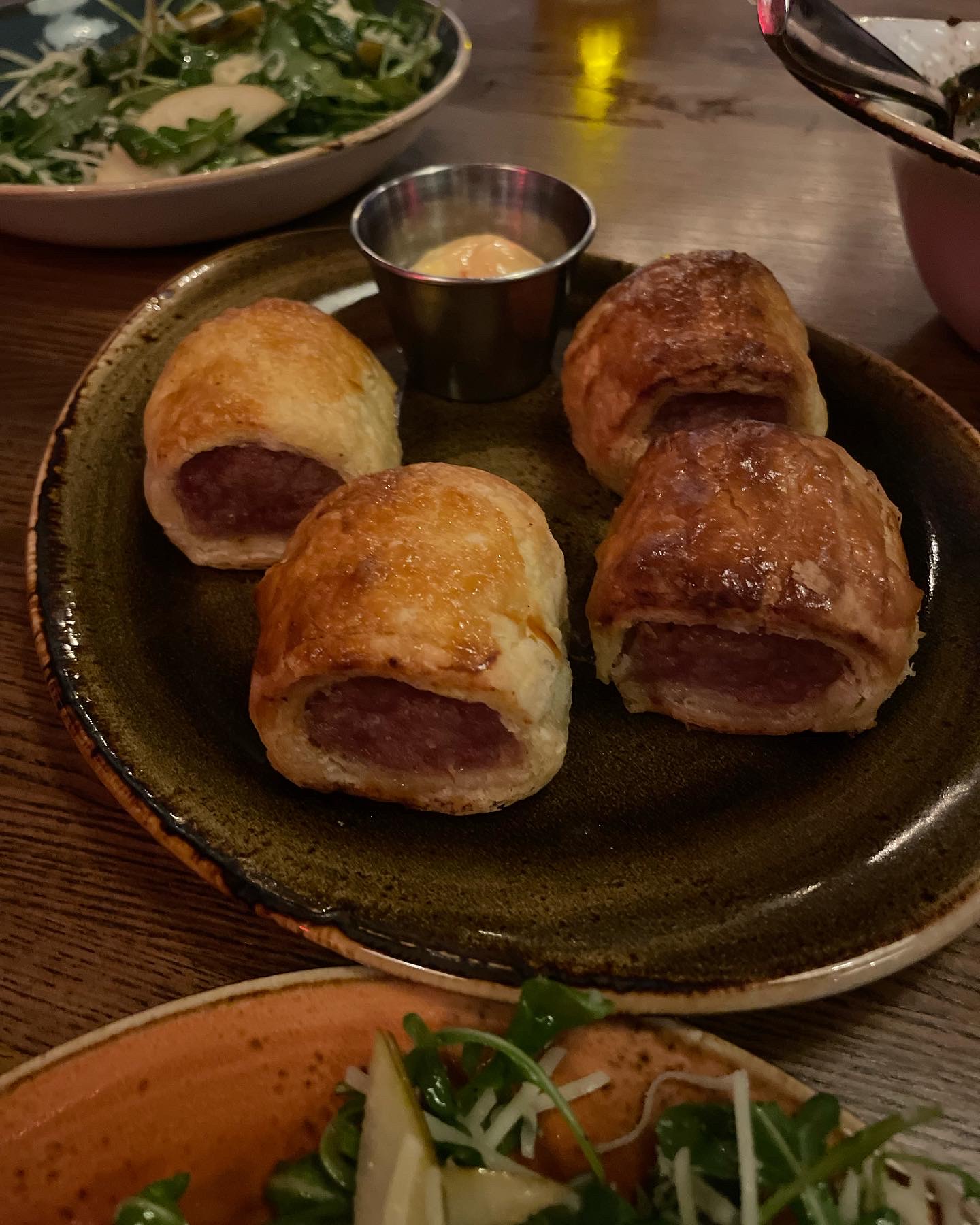 Sausages in a blanket.
